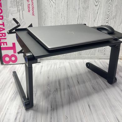 Универсальный Столик трансформер для ноутбука Laptop Table T8, активное охлаждение