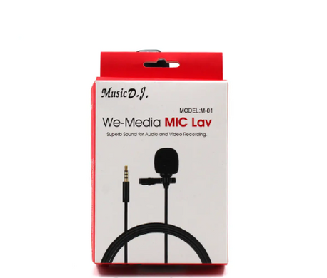 Мікрофон MEDIA MICROPHONE DM M-01 AUX 3.5MM spar-6917 фото
